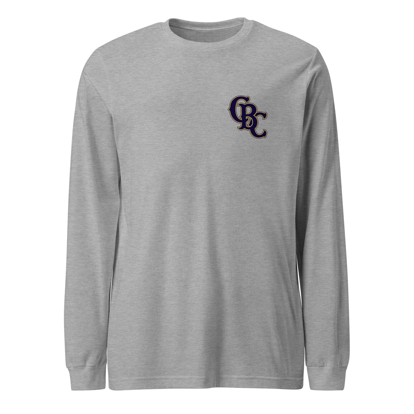 Performance | Long Sleeve Tee | Cougar Baseball Club | CBC Navy Logo