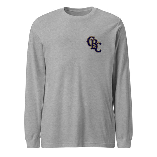 Performance | Long Sleeve Tee | Cougar Baseball Club | CBC Navy Logo
