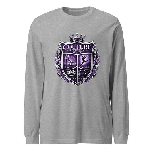 Performance | Long Sleeve Tee | Couture Productions | Couture Shield Logo