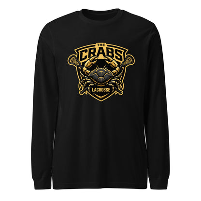 Performance | Long Sleeve Tee | Crabs lax | Badge Logo