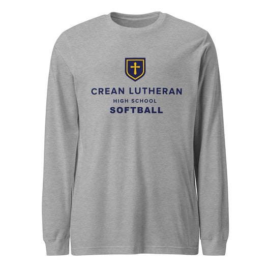 Performance | Long Sleeve Tee | Crean Lutheran Softball | CLHS SB Logo