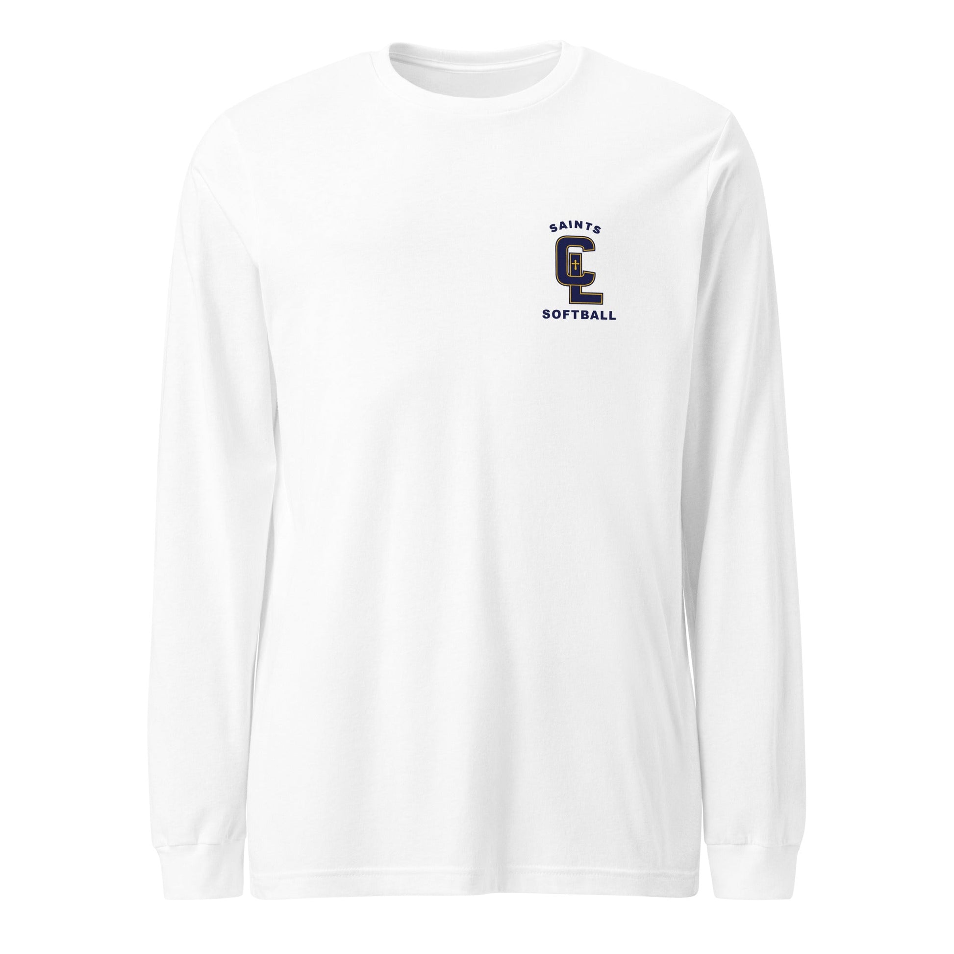 Performance | Long Sleeve Tee | Crean Lutheran Softball | Navy CL Softball Logo
