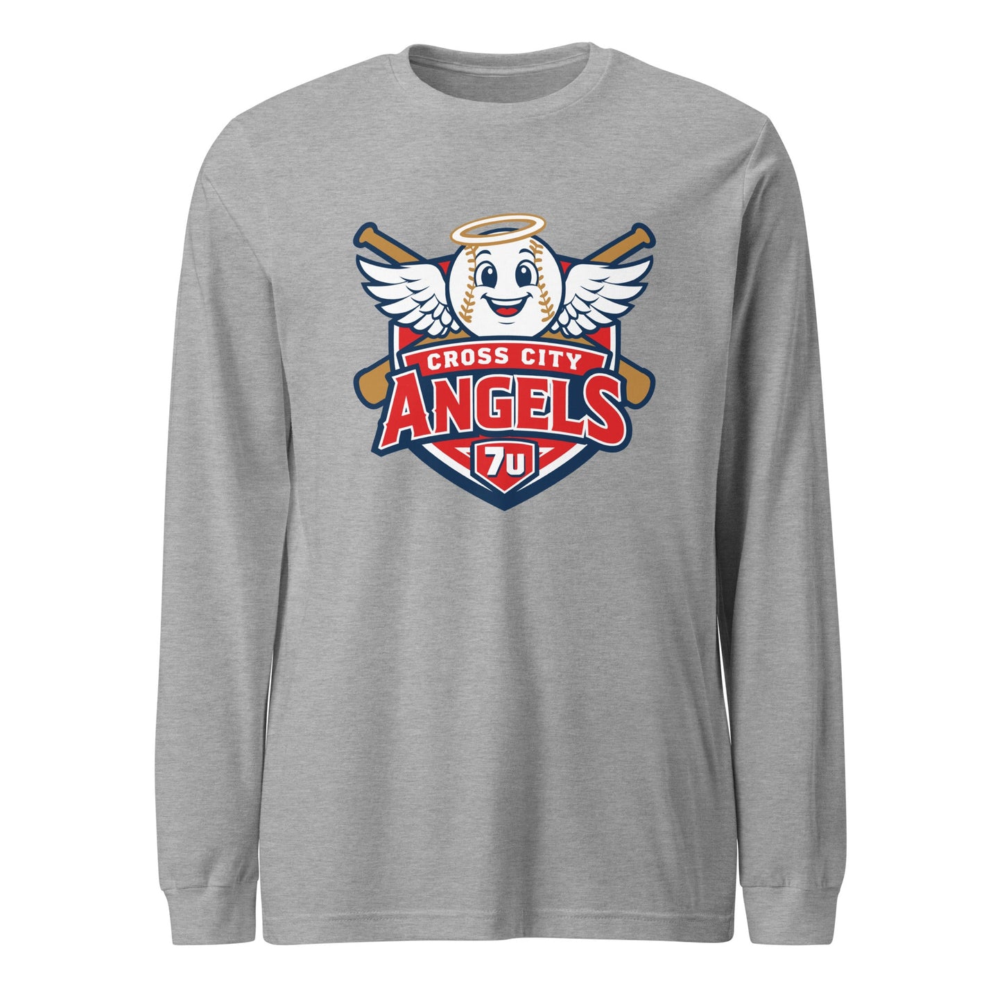 Performance | Long Sleeve Tee | Cross City Angels | Shield Logo