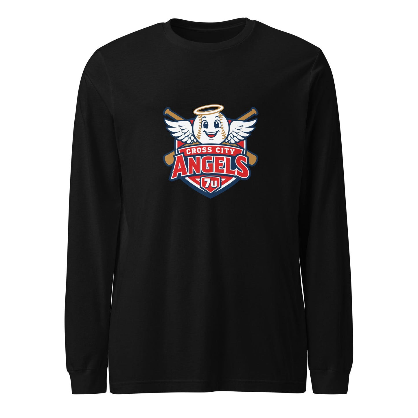 Performance | Long Sleeve Tee | Cross City Angels | Shield Logo