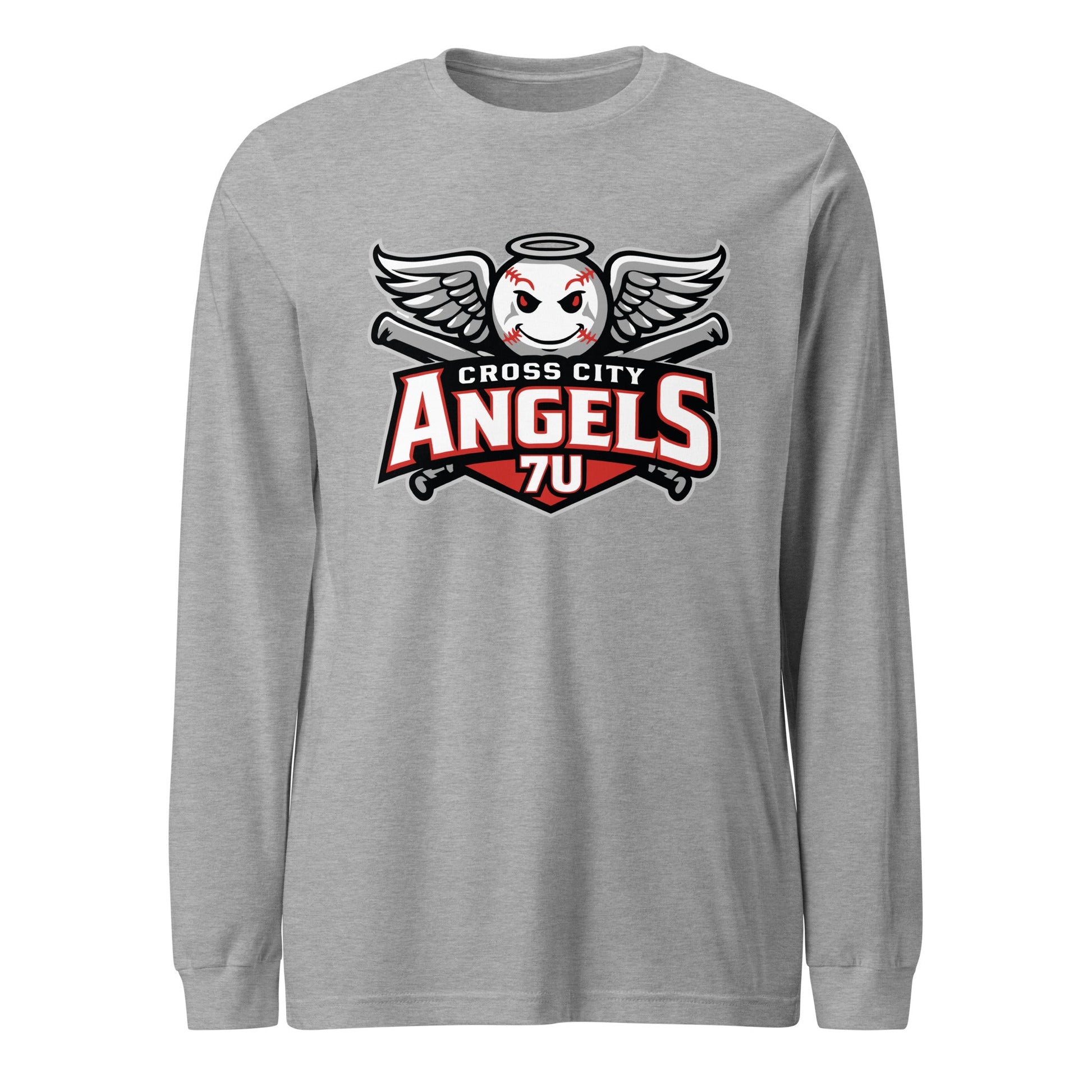 Performance | Long Sleeve Tee | Cross City Angels | Winged Guardian Logo