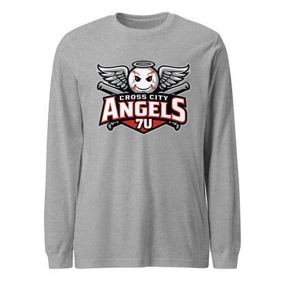 Performance | Long Sleeve Tee | Cross City Angels | Winged Guardian Logo