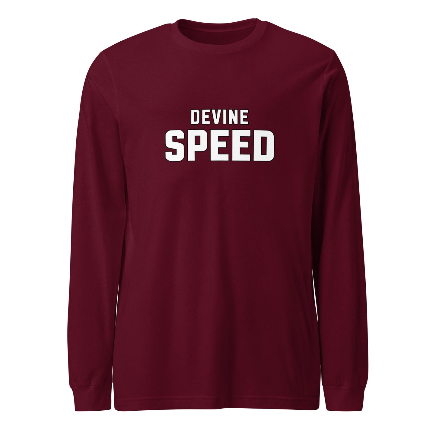 Performance | Long Sleeve Tee | Devine Speed | Script Logo