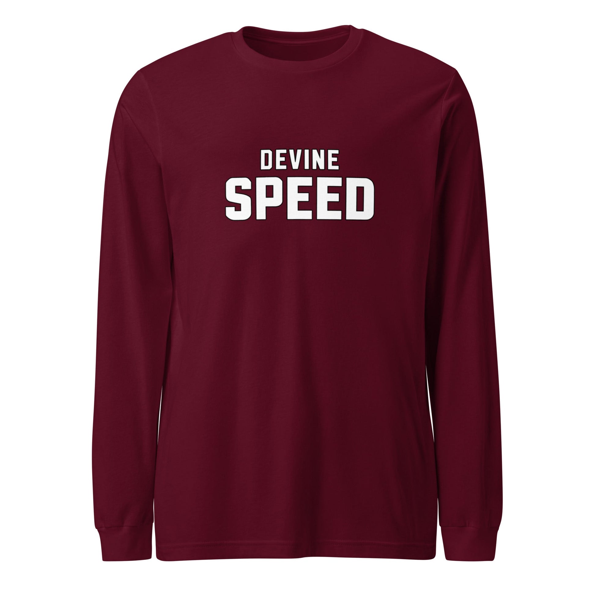 Performance | Long Sleeve Tee | Devine Speed | Script Logo