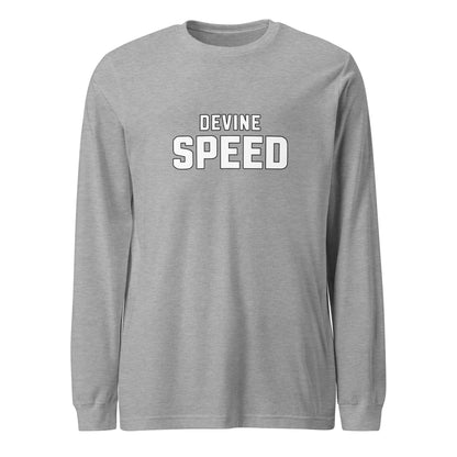 Performance | Long Sleeve Tee | Devine Speed | Script Logo