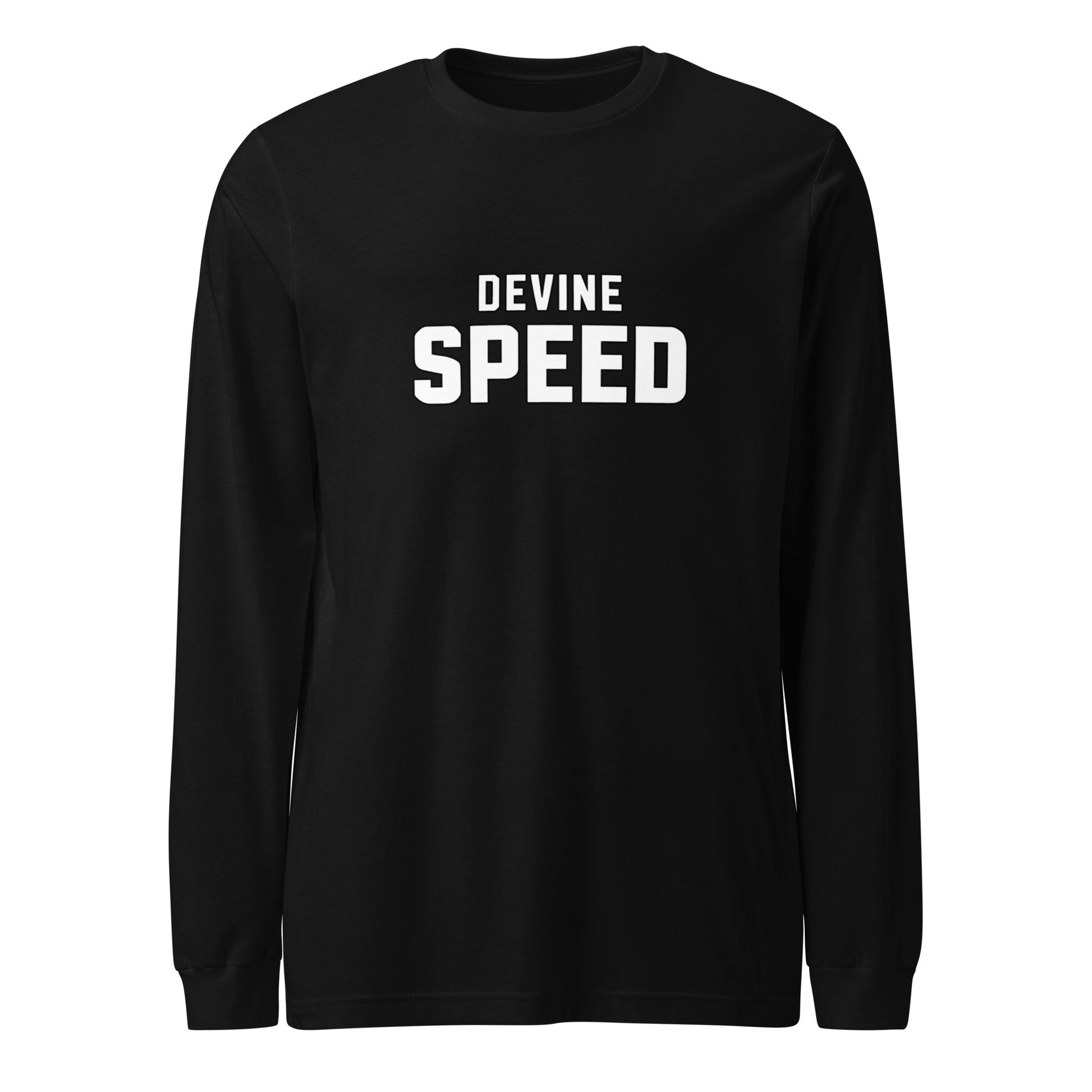Performance | Long Sleeve Tee | Devine Speed | Script Logo