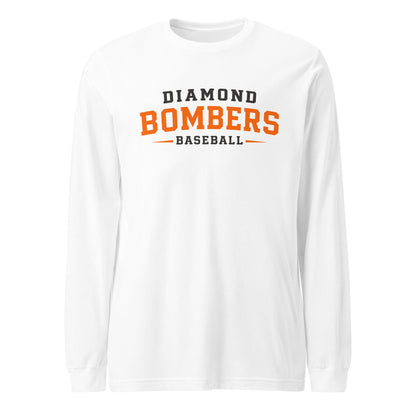 Performance | Long Sleeve Tee | Diamond Bombers | Modern Script Logo