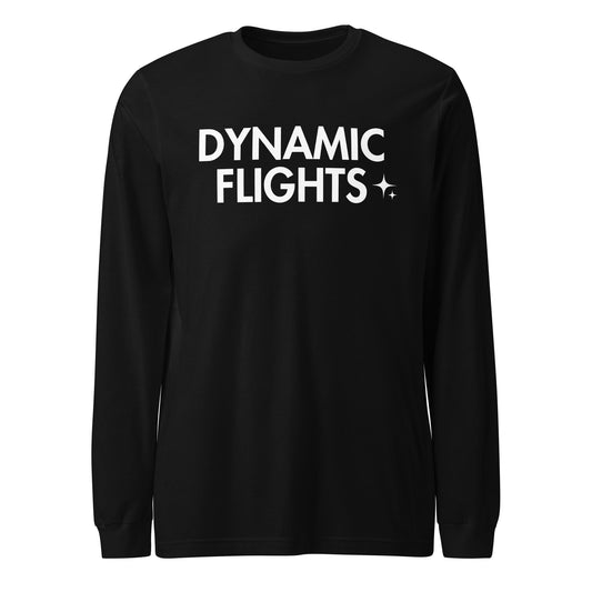 Performance | Long Sleeve Tee | Dynamic Flights Gymnastics | Alt Logo