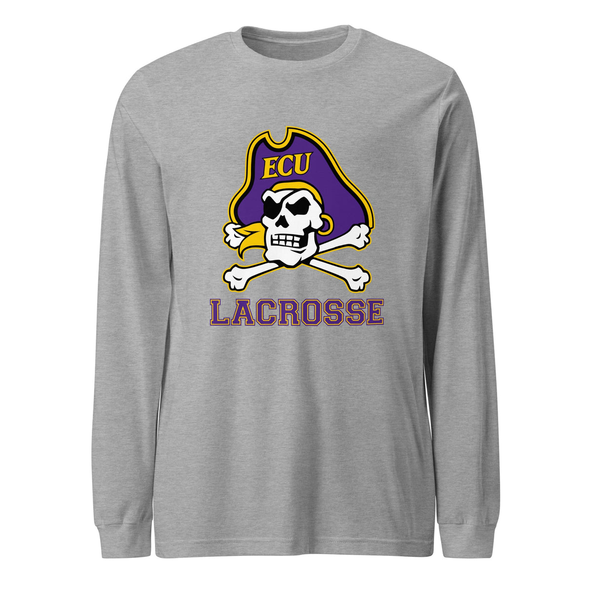 Performance | Long Sleeve Tee | ECU Club Womens Lacrosse | Ironclad Corsairs Logo