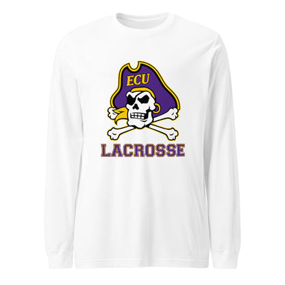Performance | Long Sleeve Tee | ECU Club Womens Lacrosse | Ironclad Corsairs Logo