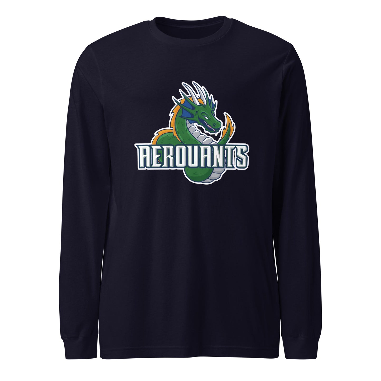 Performance | Long Sleeve Tee | Emerald High School Baseball | Dragon Logo