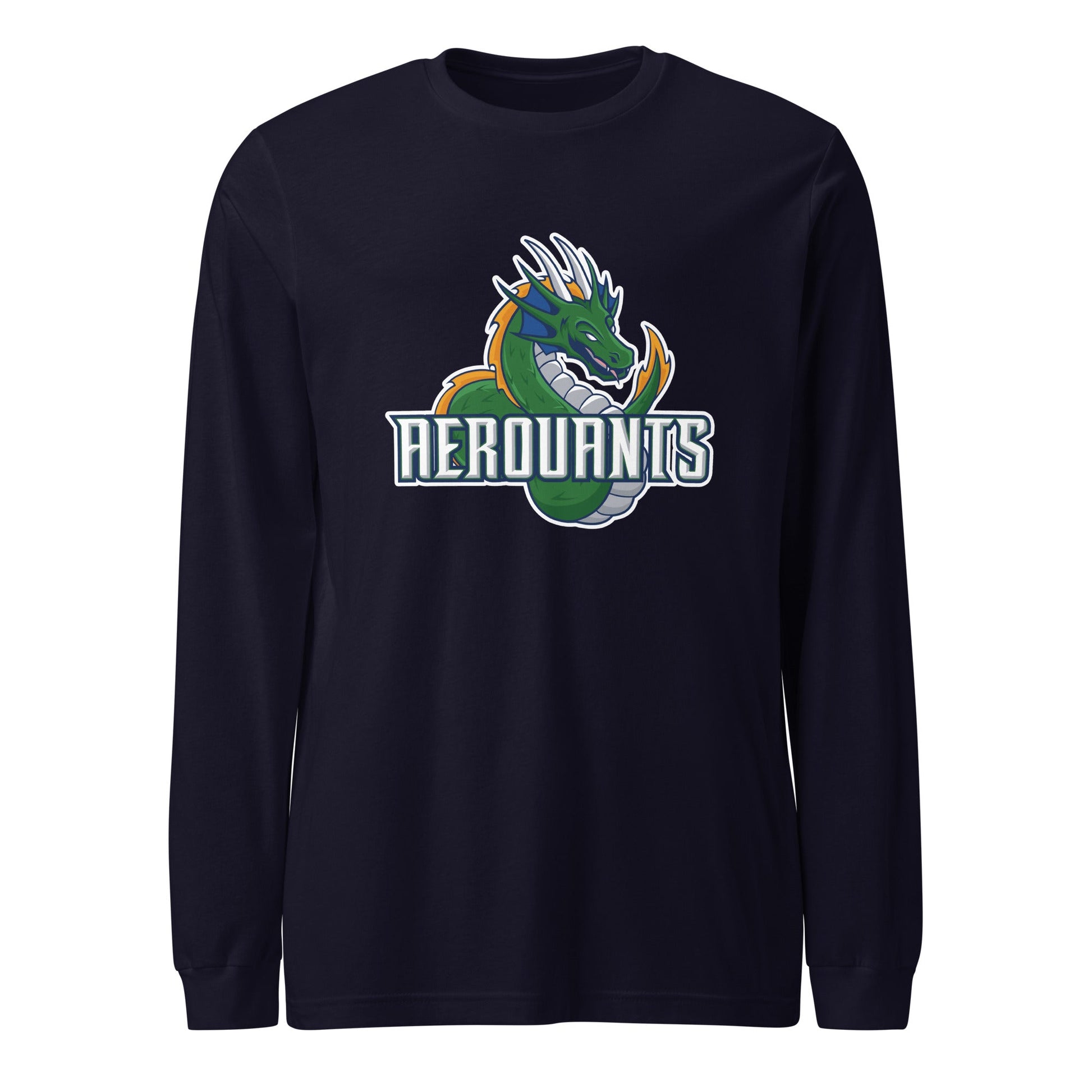 Performance | Long Sleeve Tee | Emerald High School Baseball | Dragon Logo
