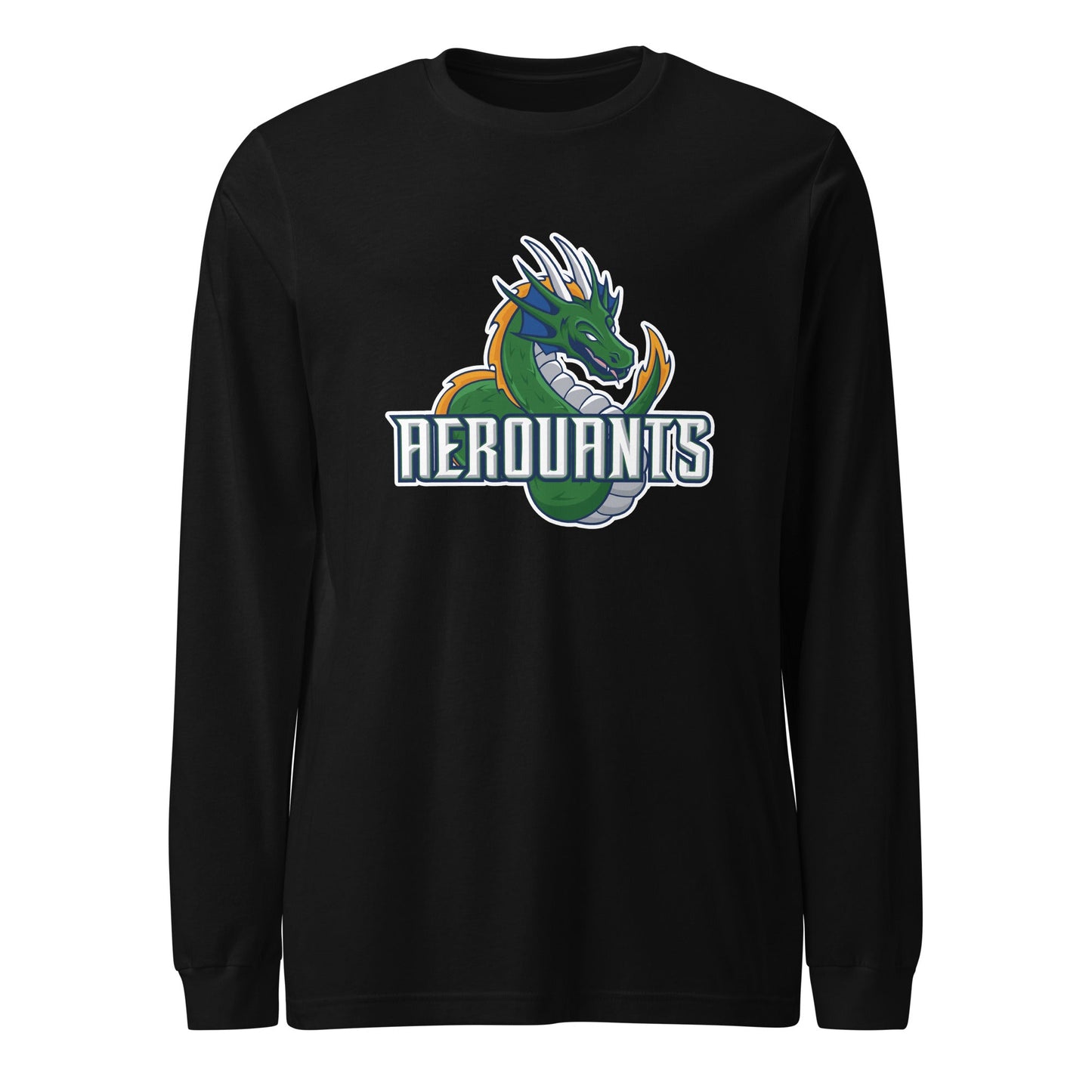 Performance | Long Sleeve Tee | Emerald High School Baseball | Dragon Logo