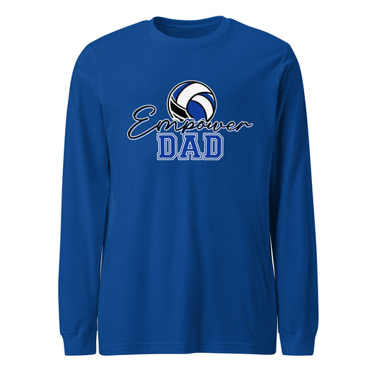 Performance | Long Sleeve Tee | Empower Volleyball Club | Dad Crest Logo