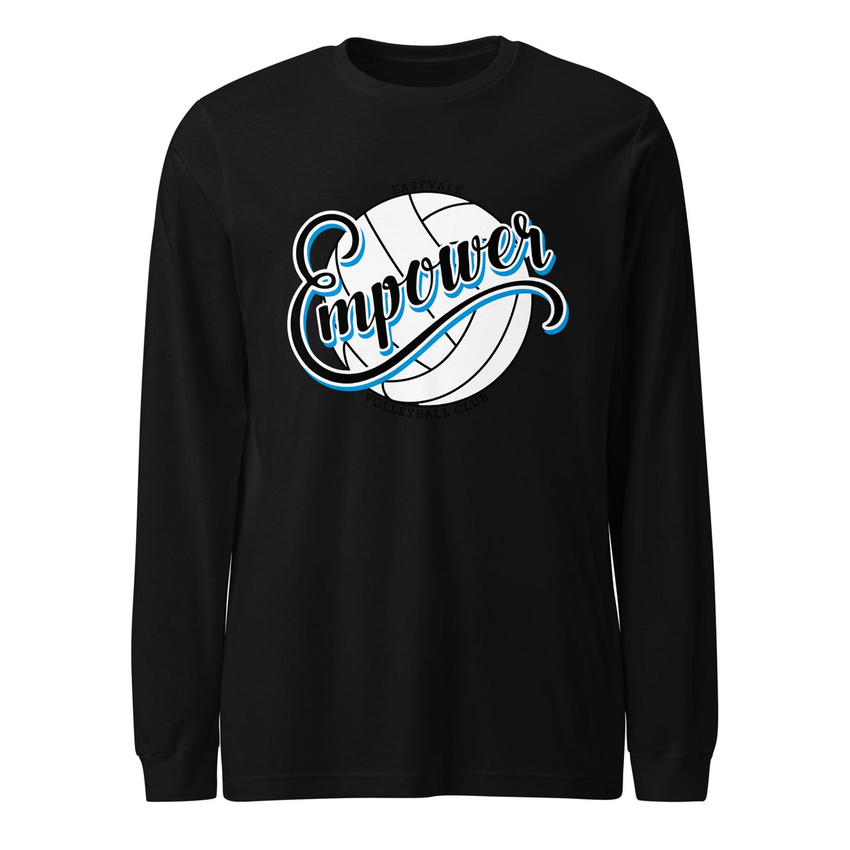 Performance | Long Sleeve Tee | Empower Volleyball Club | Emblem Logo