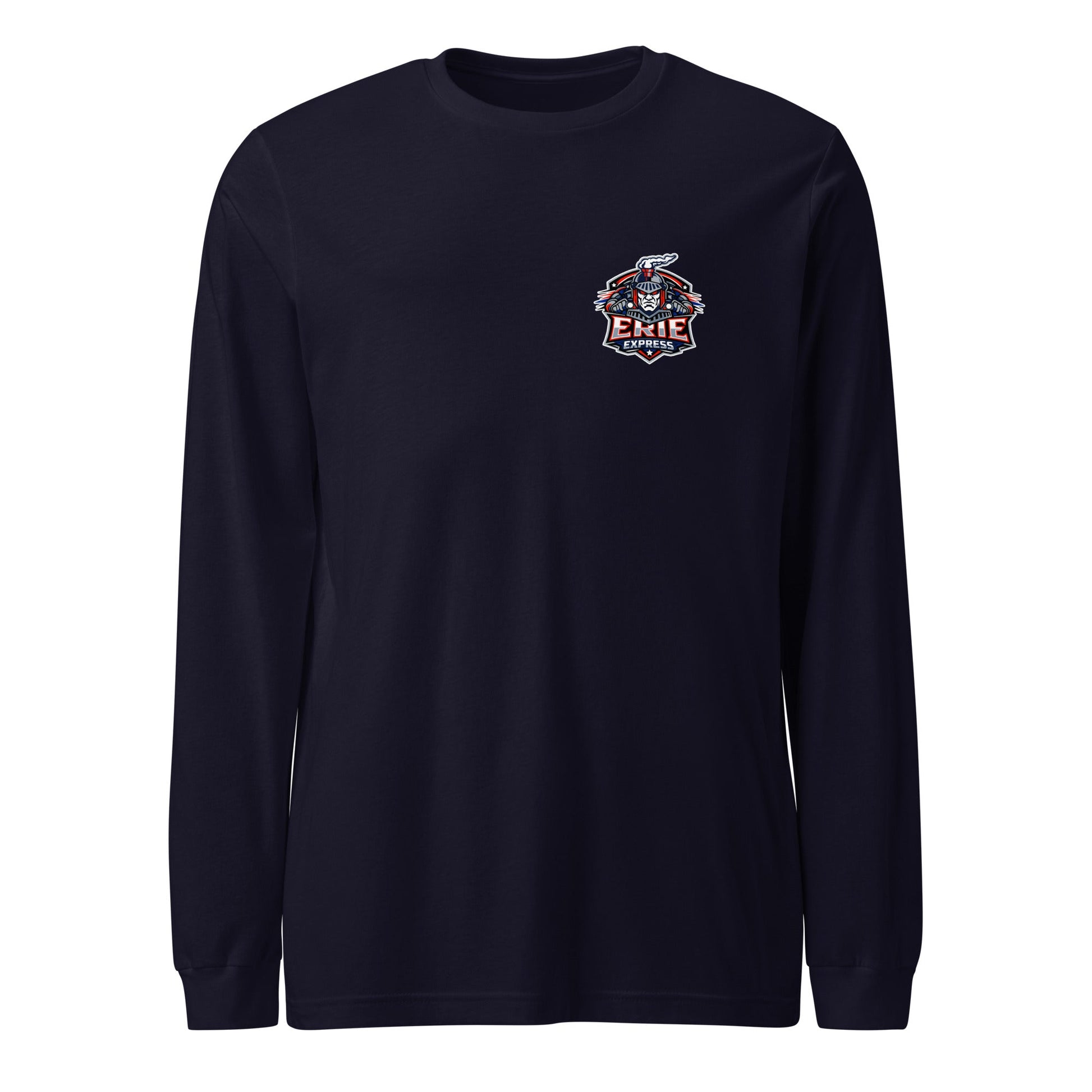 Performance | Long Sleeve Tee | Erie Express Football | Badge Logo