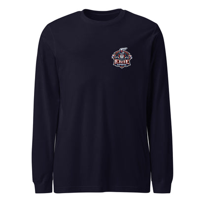 Performance | Long Sleeve Tee | Erie Express Football | Badge Logo