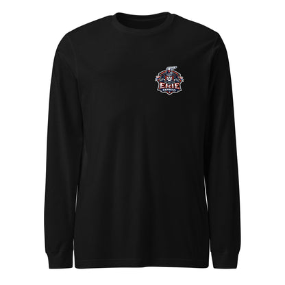 Performance | Long Sleeve Tee | Erie Express Football | Badge Logo