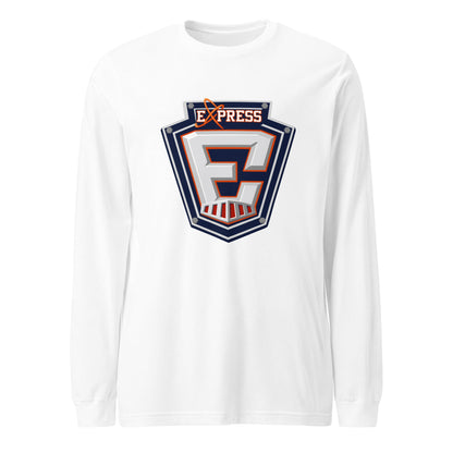 Performance | Long Sleeve Tee | Erie Express Football | E Badge Logo