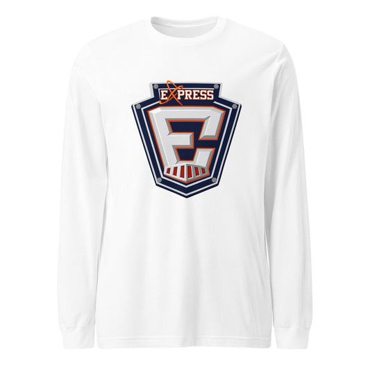 Performance | Long Sleeve Tee | Erie Express Football | E Badge Logo
