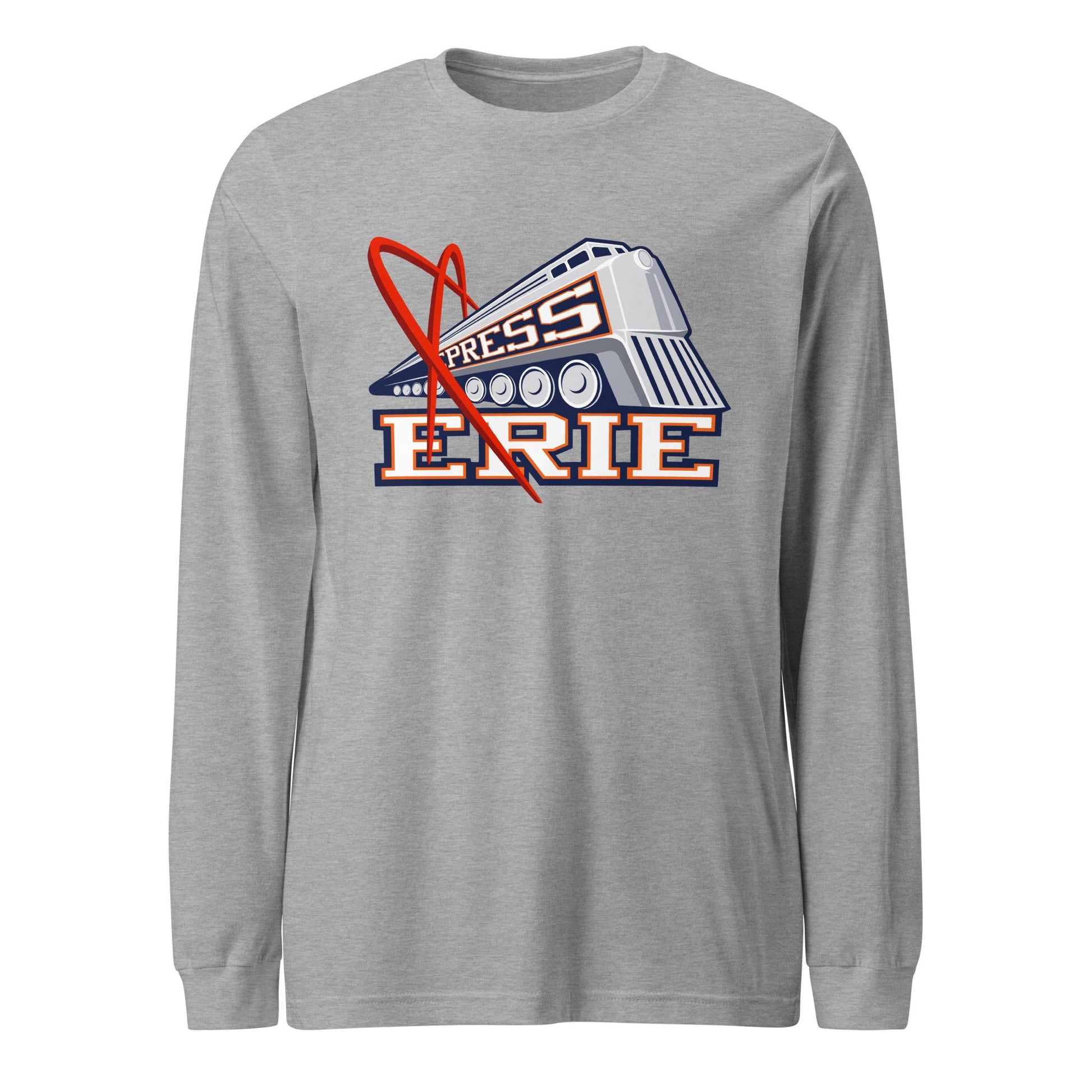 Performance | Long Sleeve Tee | Erie Express Football | Locomotive Logo