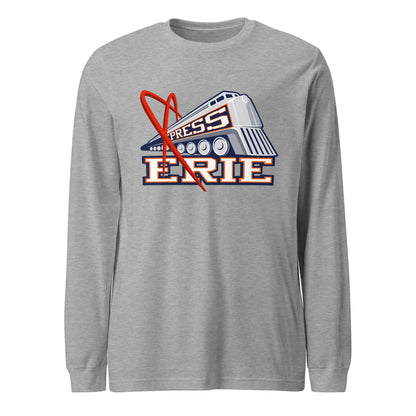 Performance | Long Sleeve Tee | Erie Express Football | Locomotive Logo