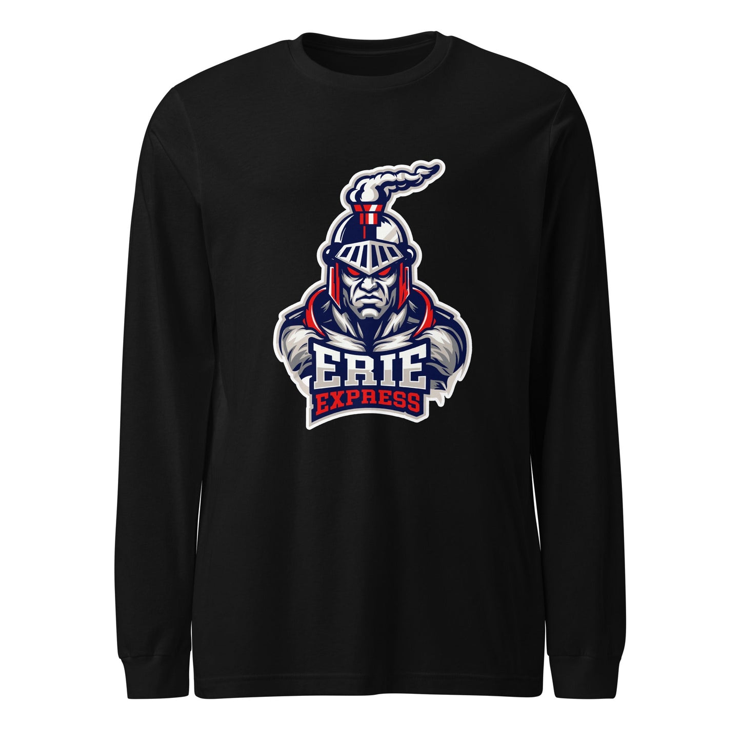 Performance | Long Sleeve Tee | Erie Express Football | Mascot Logo
