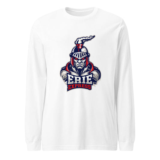 Performance | Long Sleeve Tee | Erie Express Football | Mascot Logo