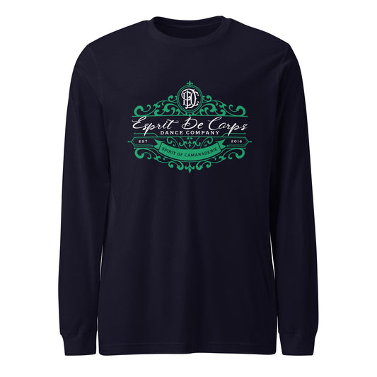 Performance | Long Sleeve Tee | Esprit de Corps Dance Co., LLC | Crest Logo