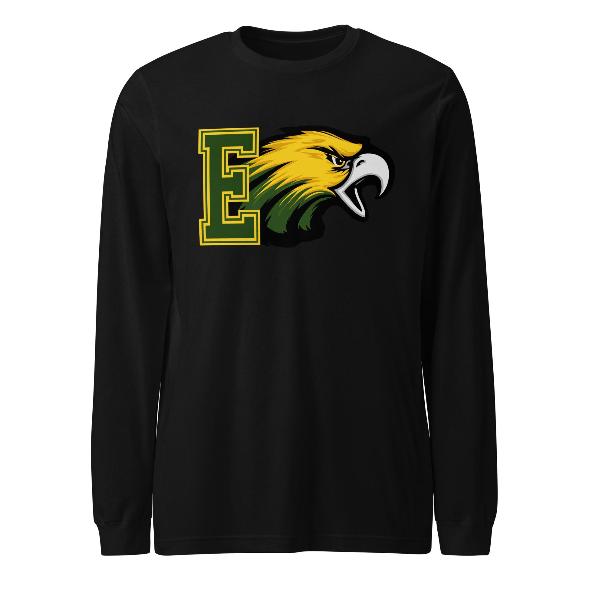 Performance | Long Sleeve Tee | Evergreen Junior High | Mascot Logo