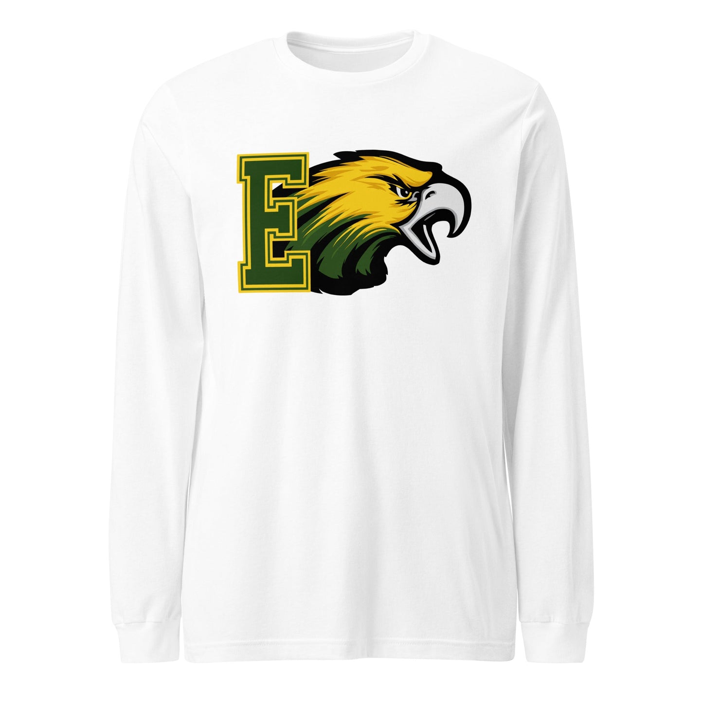 Performance | Long Sleeve Tee | Evergreen Junior High | Mascot Logo