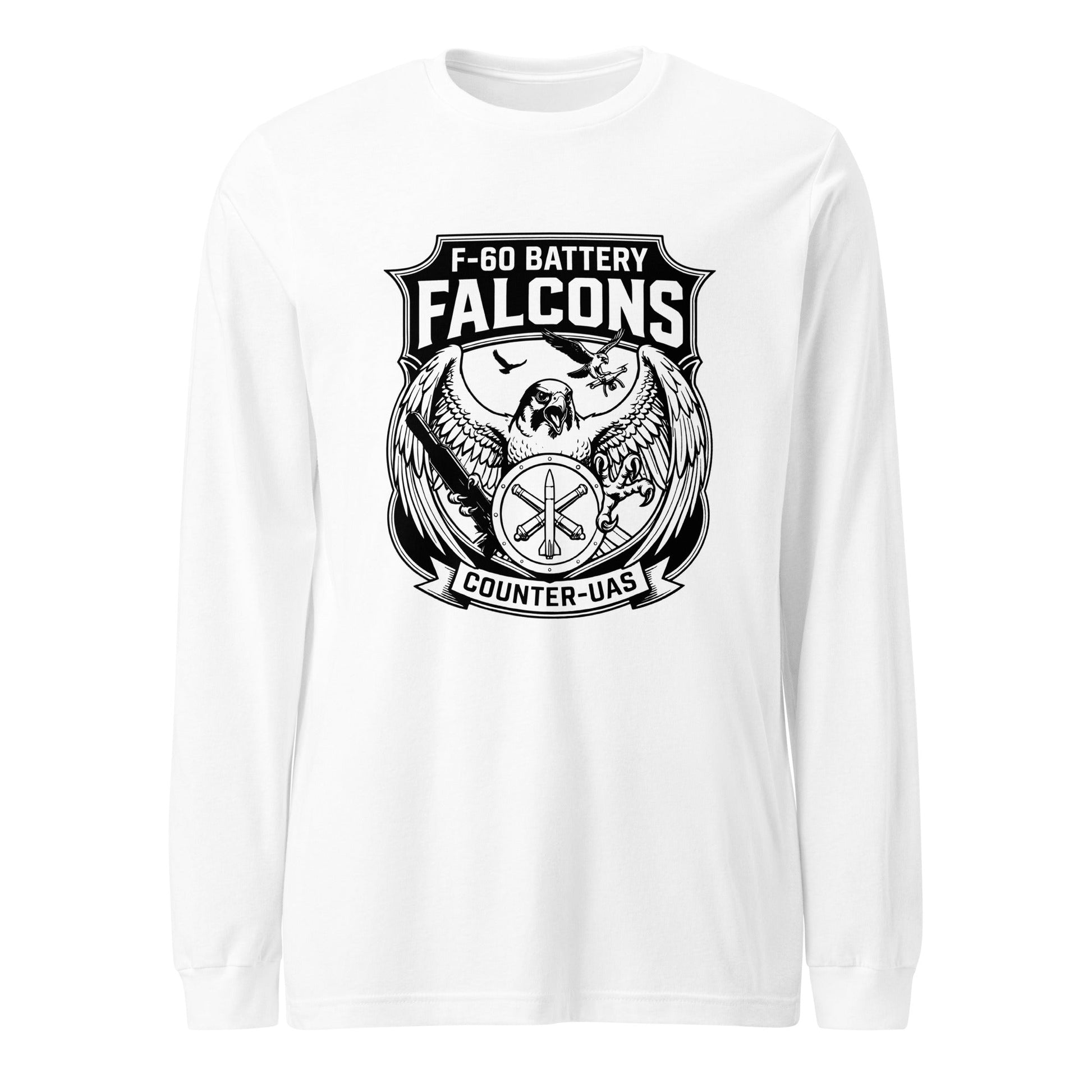 Performance | Long Sleeve Tee | F - 60th ADA | Falcon Shield Logo