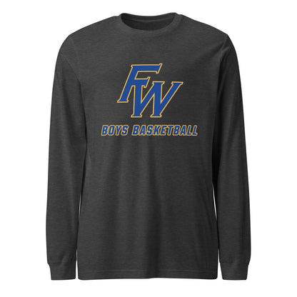 Performance | Long Sleeve Tee | Fayette Ware Boys Basketball | FW Crest Logo