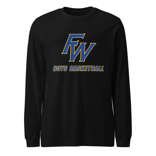 Performance | Long Sleeve Tee | Fayette Ware Boys Basketball | FW Crest Logo