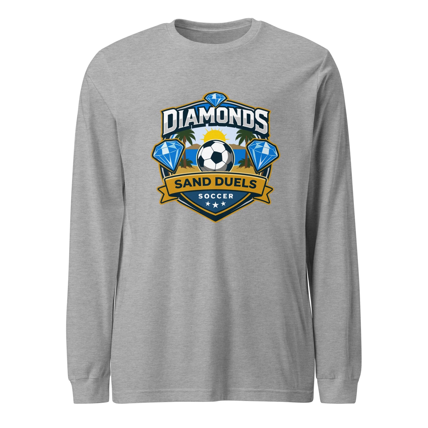 Performance | Long Sleeve Tee | FC Charles: Diamonds | Crest Logo
