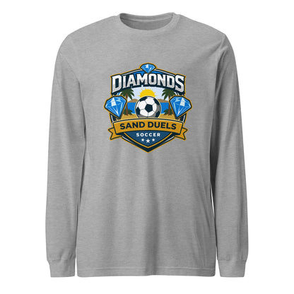 Performance | Long Sleeve Tee | FC Charles: Diamonds | Crest Logo