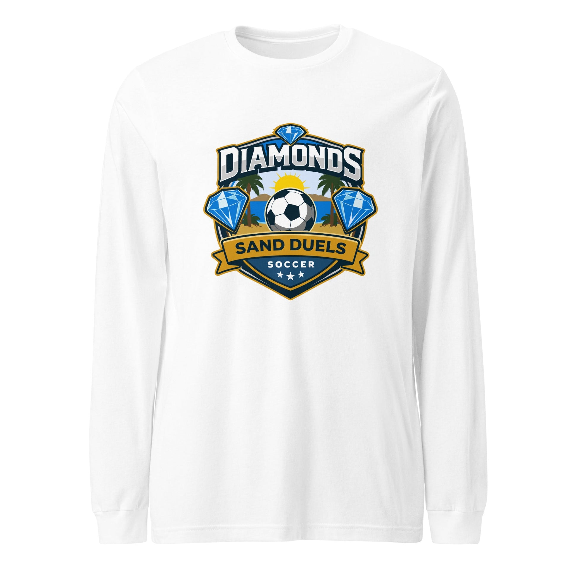 Performance | Long Sleeve Tee | FC Charles: Diamonds | Crest Logo