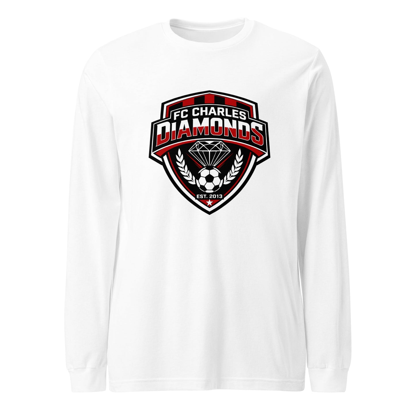 Performance | Long Sleeve Tee | FC Charles: Diamonds | Emblem Logo