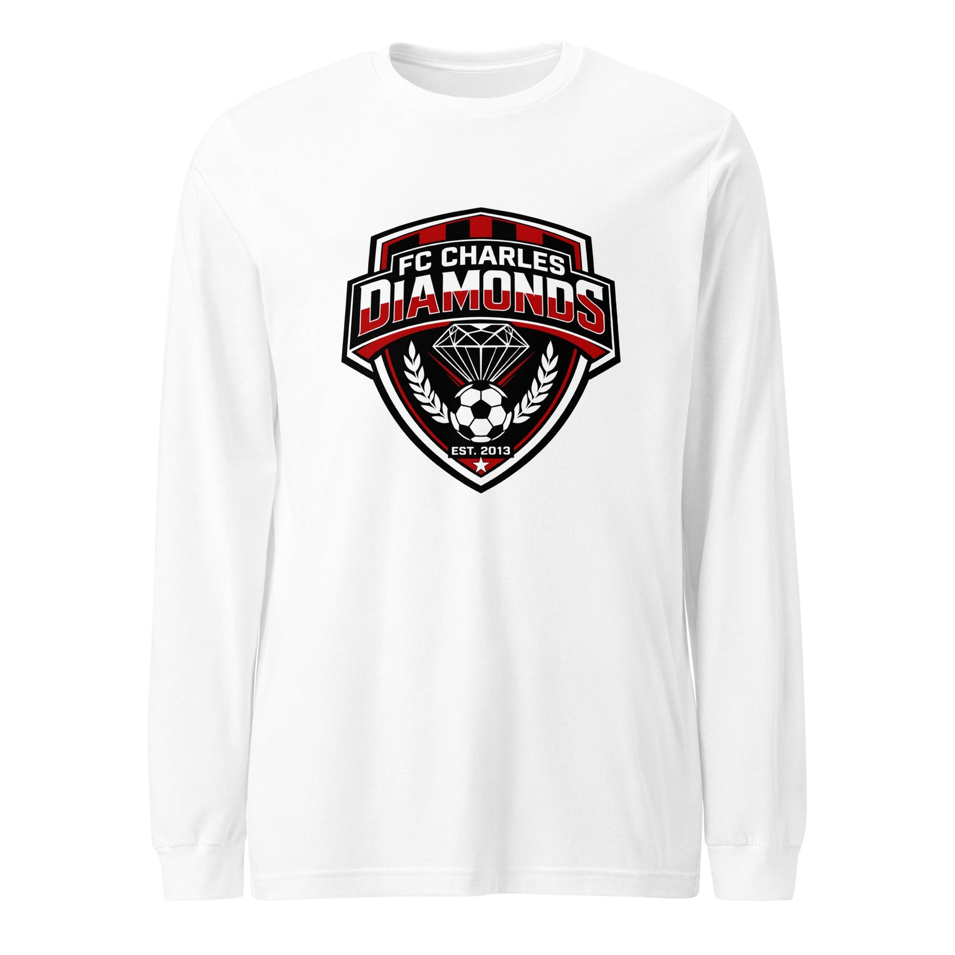 Performance | Long Sleeve Tee | FC Charles: Diamonds | Emblem Logo