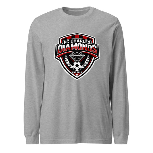 Performance | Long Sleeve Tee | FC Charles: Diamonds | Emblem Logo