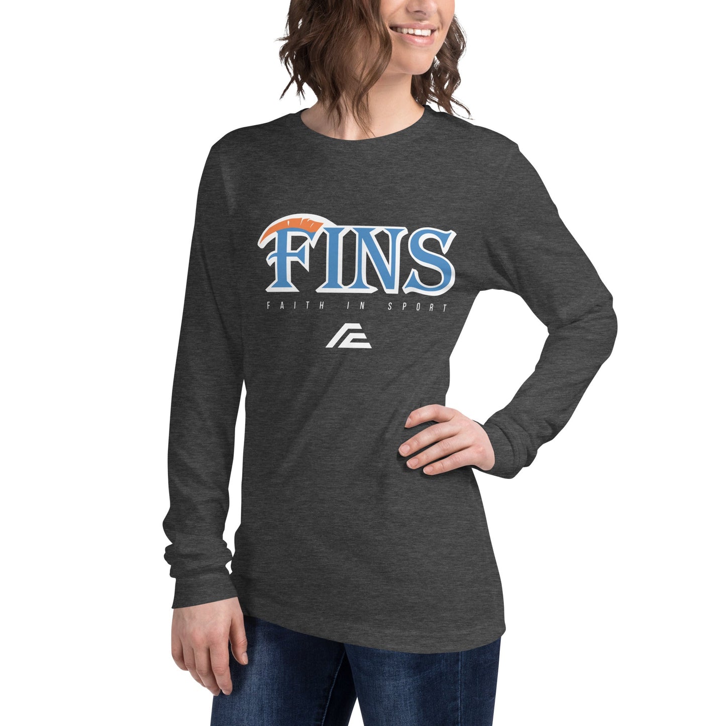 Performance | Long Sleeve Tee | FCA FINS Baseball