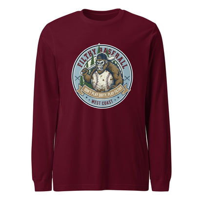 Performance | Long Sleeve Tee | Filthy Baseball Northwest