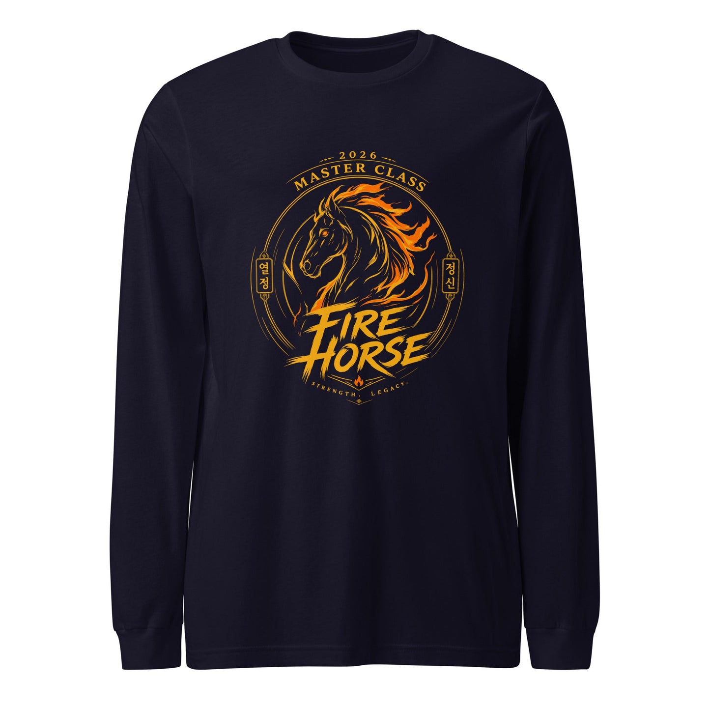 Performance | Long Sleeve Tee | Fire Horse Masters | Crest Logo