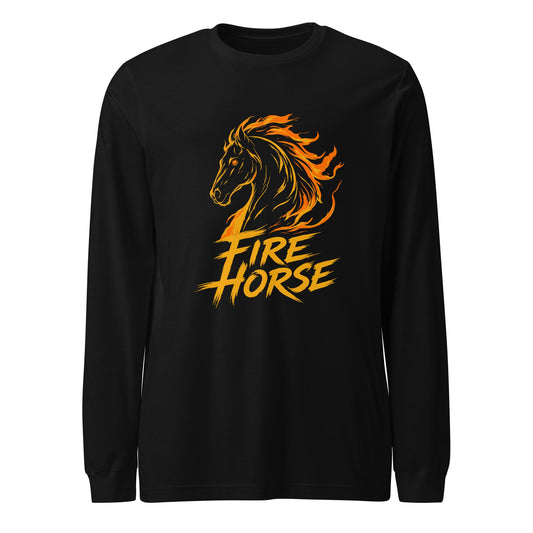 Performance | Long Sleeve Tee | Fire Horse Masters | Emblem Logo