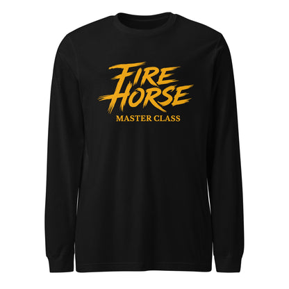Performance | Long Sleeve Tee | Fire Horse Masters | Modern Script Logo