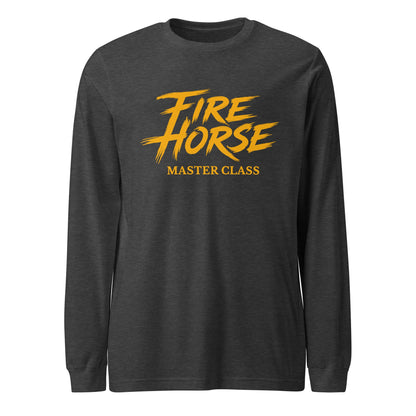 Performance | Long Sleeve Tee | Fire Horse Masters | Modern Script Logo